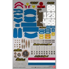 Cardboard Senki LBX Sticker 1 for LBX Achilles & LBX Decu