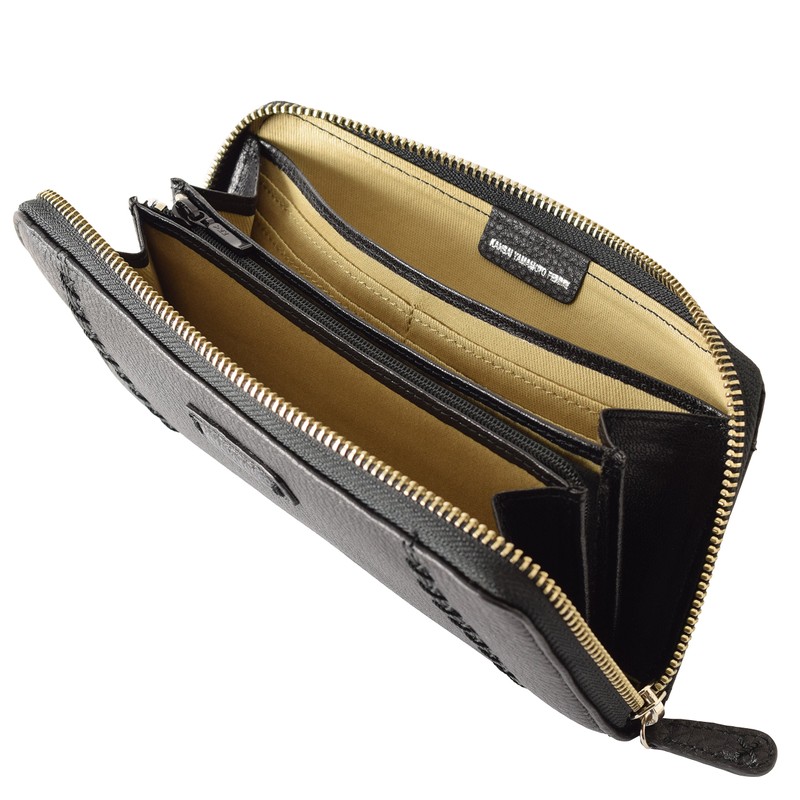 KANSAI YAMAMOTO MJ-4508 Women’s Long Wallet, Zip-around Wallet, Coin Purse,