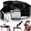 Nordic Hamstring Curl Gym Seatbelt – Adjustable 5.6FT Safety Strap
