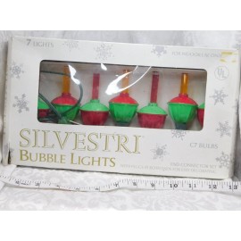 Silvestri ANTIQUE SILVESTRI BLOWN GLASS CHRISTMAS LIGHTS