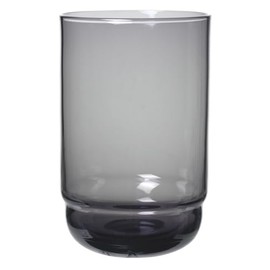 Broste Copenhagen Nordic Bistro 14496213 Drinking Glass 350 ml Mouth-Blown Glass 7 x 7 x 12 cm Grey