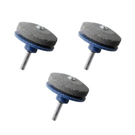 Tabanzhe 3 PCS Lawnmower Sharpener Kit,Professional Blade Rotary Lawn Mower,Heavy Duty Garden Tool Sharpener Balancer,for Spades Hoes Lawn Edgers Tool Most Power Drill Hand Drill