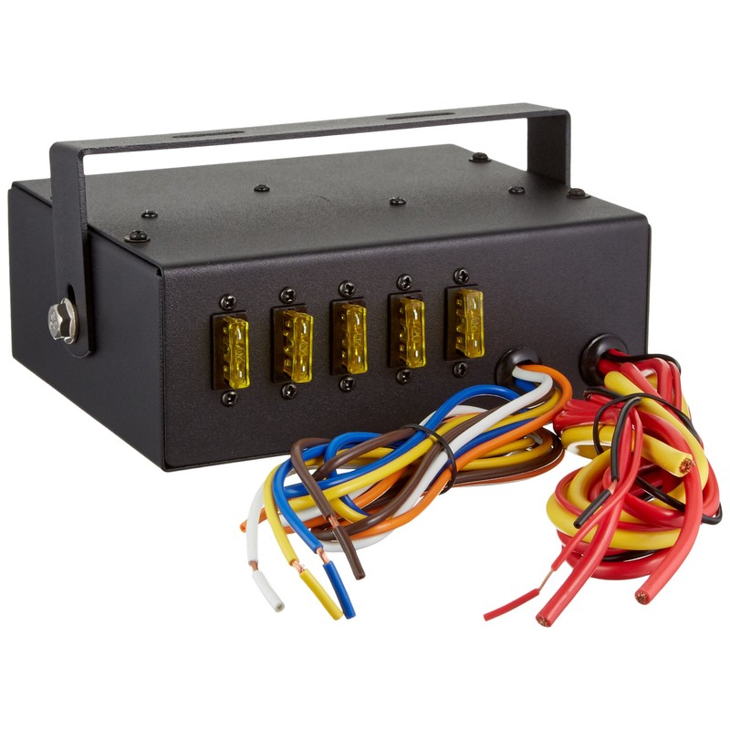 Buyers Products 6391106 Illuminated 6-Function On Switch Box, black