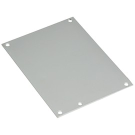 Hoffman A8P6 Conductive Panels for JIC Enclosure, Steel/Aluminum, J Box/6.75" x 4.88", Fits 8" x 6", White
