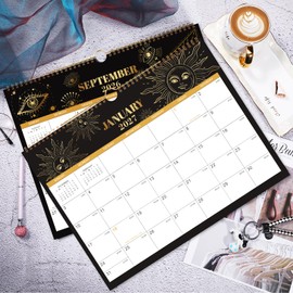 Calendar 2026-2027 - 2026-2027 Wall Calendar, July 2026 - December 2027, 15" x 11.5", Wall Calendar 2026-2027, 18 Monthly Calendar with Twin-wire Binding, Thick Paper, Hanging Hook - The Sun
