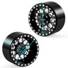 4PCS Aluminium 2.2" Beadlock Wheel Rim Offset -15mm/0.5mm Deep Dish