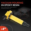 A-Premium Yellow Engine Ignition Coil Pack Compatible with Toyota Camry