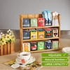 X-cosrack Bamboo Tea Bag Organizer Storage Box, 3 Tier Stackable