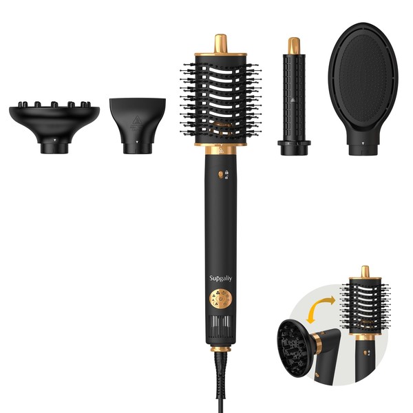 SUPGALIY 5 in 1 Air Styler, 110,000 RPM High-Speed Powerful