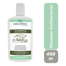 Shampoo Anticaida Inderma Antibacterial Limpieza Profunda 45
