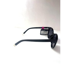 Foster Grant Fashion Oversized Round Sunglasses, solid black color with gradient lenses 100% UVA/UVB lens protection 592328