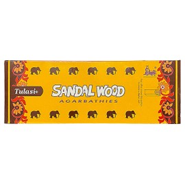 Tulasi Sandalwood Agarbathies | Set of 6 Hex Tubes | 20 Grams per Tube