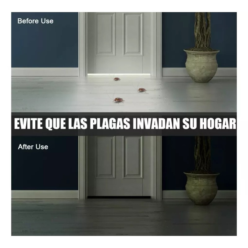 11 2 Guardapolvos Para Puertas Unilateral Evita Insectos, Polvo