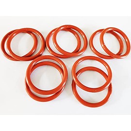 YDELEKS 10pcs Tube Dampers Silicone O-Ring for 6V6 5Y3 6SL7 6SN7 5AR4 6P6P 6n8p 6n9p 6j8p 5Z4PA Tube
