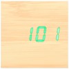Hapivida Digital Alarm Clock Wood Effect Smart Table Alarm Clock