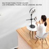 Overhead Phone Mount, Video Recording Multiangle Adjustable Telescopic Soft Cushion