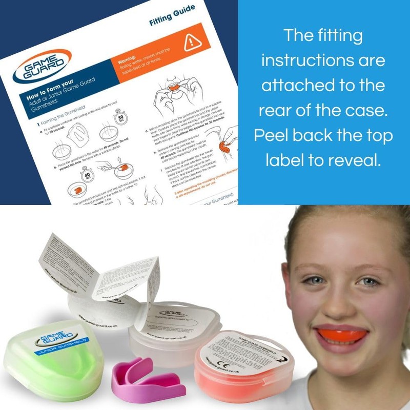 GAME GUARD – 10 x Boil & Bite Mouth Guards/Gum