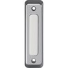 Heath Zenith 18000222 Wired Push Doorbell Button, Satin, Nickel, Plastic,