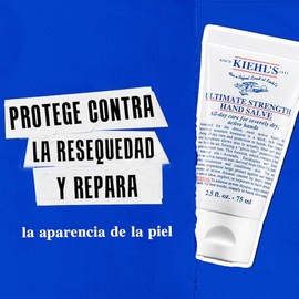 Kiehl's Body Ultimate Strenght Hand Salve, Crema de Manos, fórmula espesa y enriquecida alivia, acondiciona e hidrata las manos secas, con Aceites de Aguacate, Eucalipto y Semillas de Sésamo, 75 ml