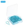 MECCANIXITY 50 Pieces Metal Paper Clip Drop-Shaped with Box 1.3