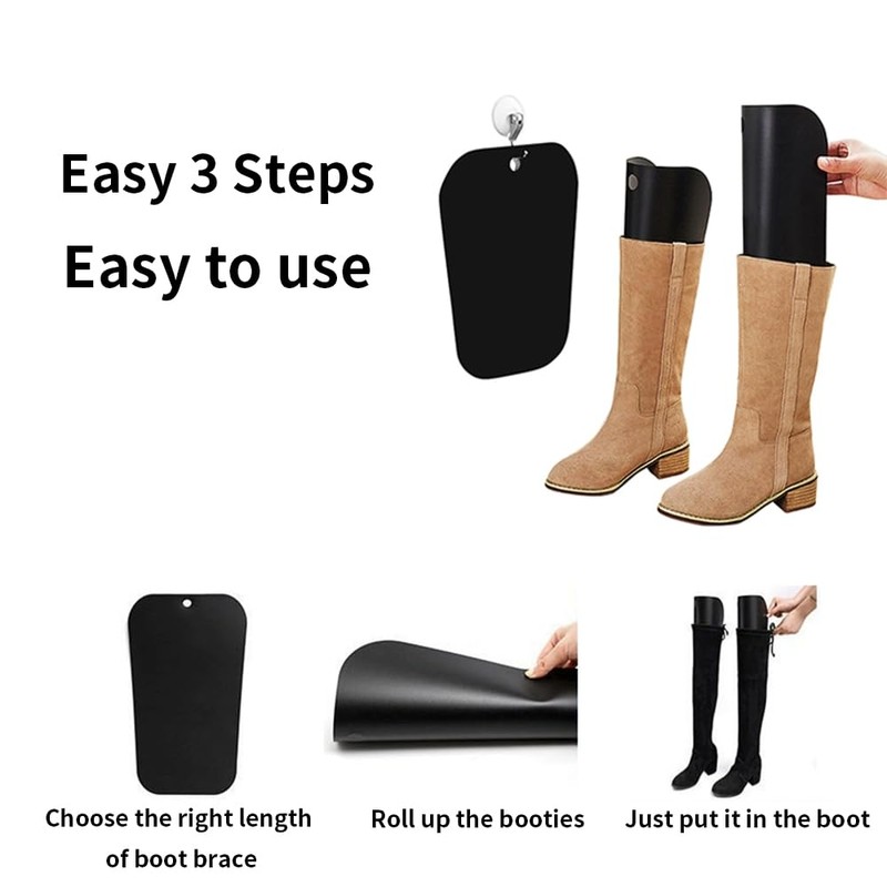Aoktorkit 4 PCS Boot Shaper Form Inserts Plastic Shoe Holders