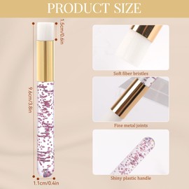 Pack of 20 Eyelash Shampoo Brush Eyelash Extension Cleaning Brush Nose Pores Deep Cleaning Brush Eyelash Brush Removal Brush Eyelash Cleaning Brush Blackhead Removal Brush (5 Colours)
