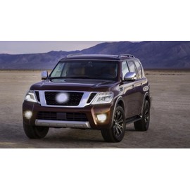 Bumper Xenon Halogen Fog Lamps Driving Lights For 2017 2018 2019 2020 Nissan Armada
