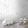 sunwings 10 PCS Peel and Stick Leaf Waterjet Backsplash Self