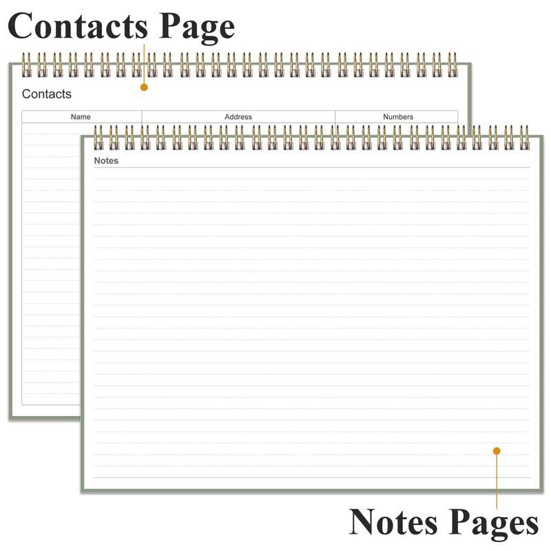Weekly Productivity Planner - 8.5" x 11" Dashboard Desk Notepad
