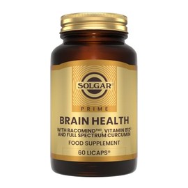 Solgar Brain Works Curcumin & BacoMind Vegetable Capsules - Pack of 60