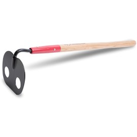 QLT By MARSHALLTOWN Mortar Hoe, Concrete, Masonry, Short Wood Handle, Forged Carbon Steel, 14246