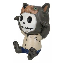 Ebros Furrybones Wolfie The Werewolf Figurine Small 3 Inch Furry Bones Werewolf