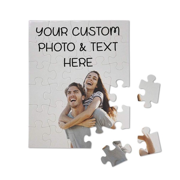 Jigsaw Puzzles Hobbies for Adults & Kids Custon Personalized Photo & Text Home Decor Wall Art Vertical 30 Pcs