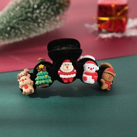 Christmas Hair Claw Clips for Christmas Hair Accessories, 1Pcs Hair Grab Clip Back Head Hair Bun Shark Clip Cute Santa Claus Designs Christmas Decoration Hair Grab Girl Headwear Hair Clip(Xmas)