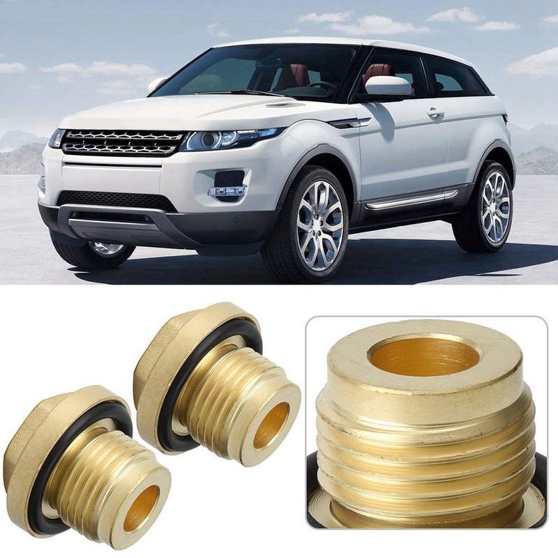 Drain Plug, 2 Piece Brass Diff Filler Differential Drain Plug