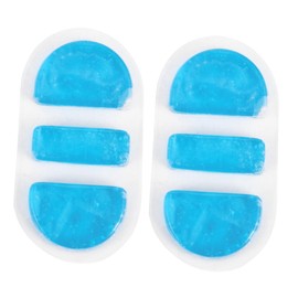 Beavorty 2Pcs Cooling for Nose Therapy Reusable Cold Compress Pads for Injuries Durable Flexible for Nosebleeds Management