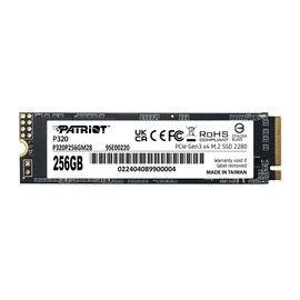 Patriot P320 256GB Internal SSD - NVMe PCIe Gen 3x4 - M.2 2280 - Solid State Drive - P320P256GM28