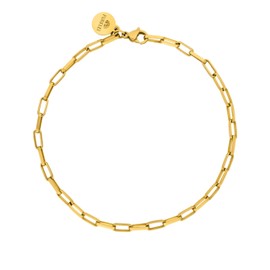 Purelei® Waina Bracelet (Gold, Silver, Rose Gold), Waterproof Women's Bracelet, Elegant and Simple Stainless Steel Bracelet, Gift for Women, 16-19 cm, Adjustable Length, Stainless Steel