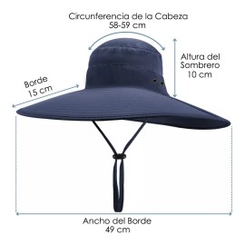 HomeChi Sombrero De Pescador Transpirable De Ala Ancha