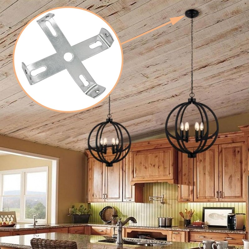4 Packs Ceiling Light Mounting Bracket 4.33" Light Fixture Mounting