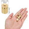 PATIKIL 10pcs M3x10x12mm Cap Nuts Acorn Nuts Screw Knobs Cap
