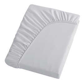 Tifschlaf King Size Fitted Sheet - Grey Kingsize Bed Sheet Extra Deep Pocket 16 inch (40 cm), Soft Brushed Microfiber Mattress Bottom Sheet, 150x200cm
