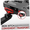 Zerodeko Zero Turn Mower Trailer Hitch Kit Sturdy Iron Construction