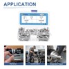 DTGN Metric Thread Assortment 75pcs M5 Bolt and Nut Kit
