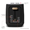 Beautiful 2 Slice Touchscreen Toaster, Black