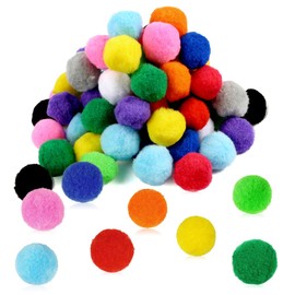 Pllieay 120pcs 5CM Fluffy Pom Poms Balls Assorted Pom Poms Arts and Crafts for DIY Creative Crafts Decorations, 13 Colors