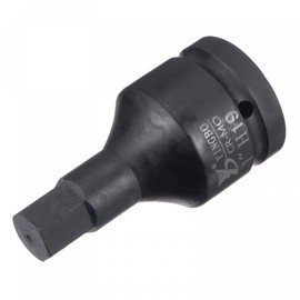 sourcing map 19mm Impact Hex Bit Socket, 1" Drive 98mm Length CR-MO Steel Metric Sizes