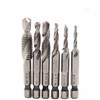 MyyYiTar 6 Pcs Drills and Thread Taps Bit Combination Set