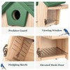 Kingsyard Blue Bird House for Outside - Cedar Wood Nesting