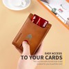 RUNBOX Slim Wallet for Men Minimalist Leather Bifold RFID Blocking